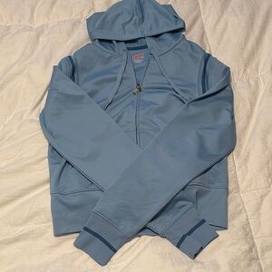 Soffe Blue Zip-Up Hoodie
